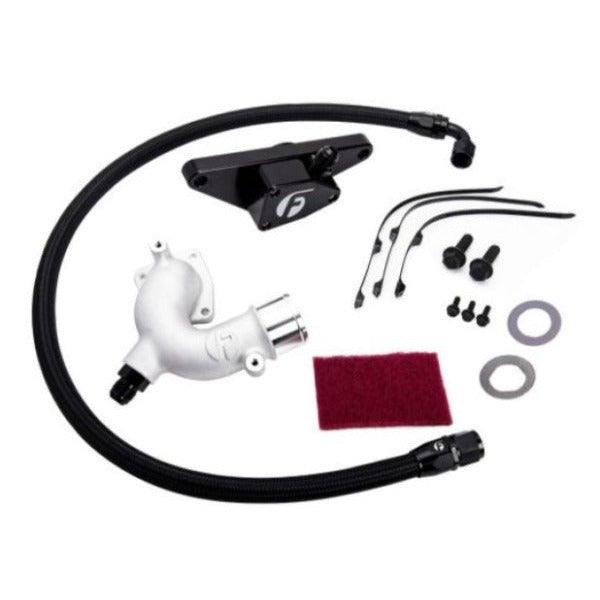 Load image into Gallery viewer, Fleece 2019-2024 Dodge Ram 2500 / 3500 6.7L Cummins Coolant Bypass Kit - Black FPE-CLNTBYPS-CUMMINS-19