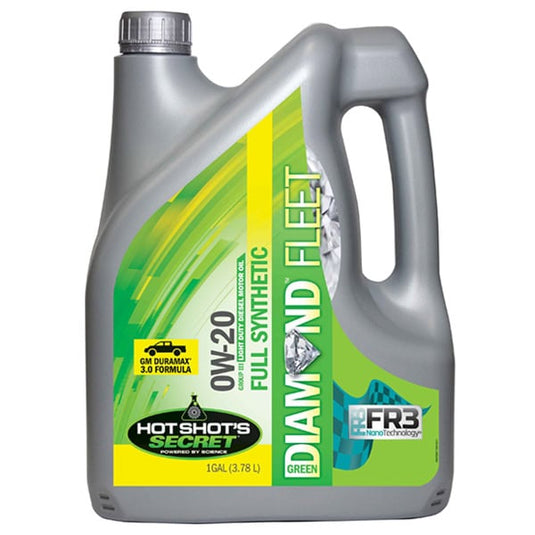 Hot Shot's Secret | Green Diamond 0W-20 Full Synthetic Light Duty Diesel Engine Oil - 1 Gallon