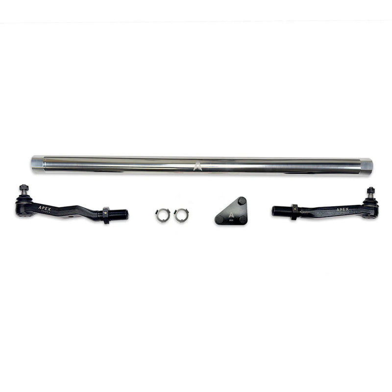 Load image into Gallery viewer, Apex Chassis | 2014-2024 Dodge Ram 2500 / 3500 4WD Pro Lock Tie Rod Kit Polished Aluminum
