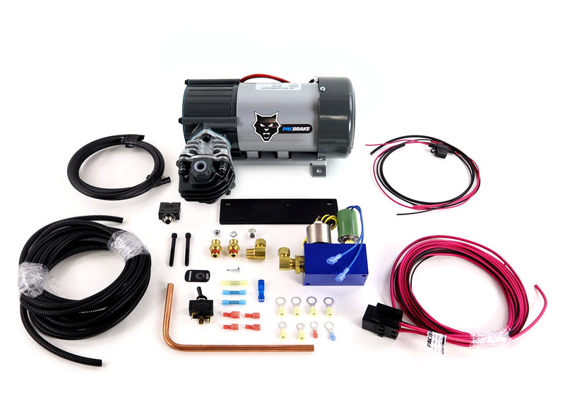 Load image into Gallery viewer, PacBrake 12V HP625 Series Heavy Duty Air Compressor Kit W/ HP10625H Air Compressor The Entire Unloader Block Assembly Kit W/ Pre-Built Harnesses Kit HP10116 HP10628