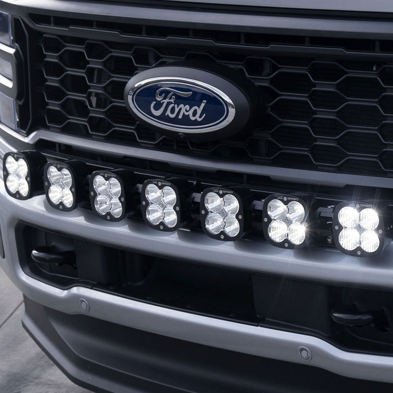 Load image into Gallery viewer, Baja Designs | 2023-2025 Ford Super Duty 7XL Clear Multi-Pattern Linkable Bumper Light Kit W/ Toggle