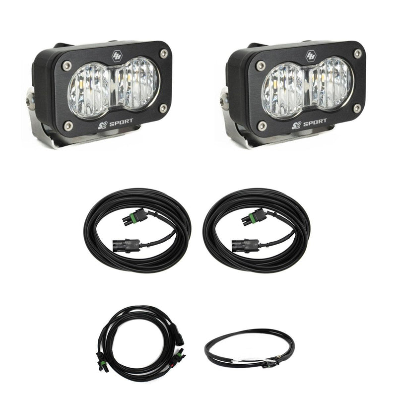 Load image into Gallery viewer, Baja Designs | 2023-2025 Ford Super Duty S2 Sport Clear Wide Cornering Dual Reverse Light Kit W/ Upfitter