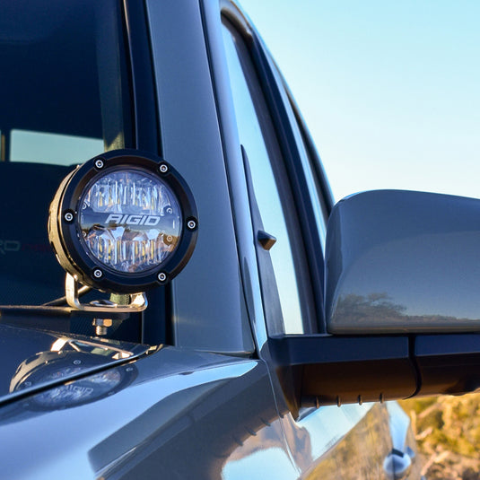 Rigid Industries | 2016-2022 Toyota Tacoma A-Pillar Light Kit With 4 Inch 360-Series Drive