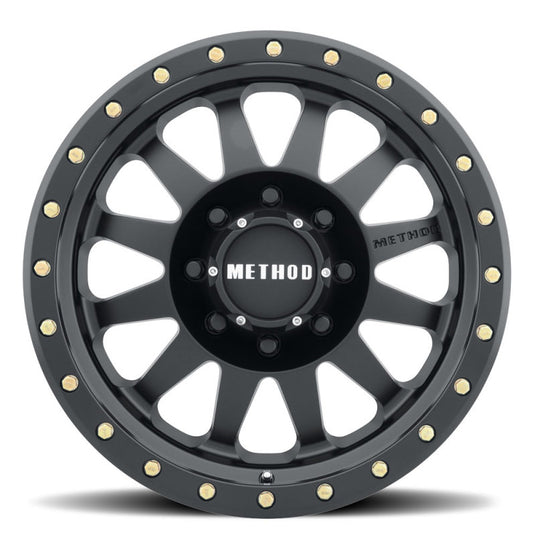 Method | MR304 Double Standard 16x8 0mm Offset 8x6.5 130.81mm CB Matte Black Wheel