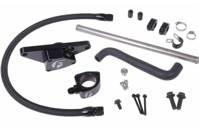 Load image into Gallery viewer, Fleece | 2003-2005 Dodge Ram 5.9L Cummins Auto Trans Coolant Bypass Kit - Black