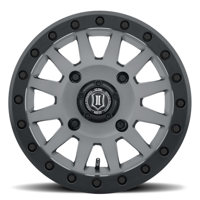 Load image into Gallery viewer, ICON Compression 15x7 4x136 38mm Offset 5+2 BS 111mm Bore Titanium Wheel