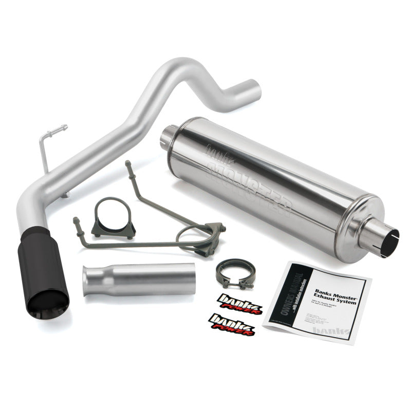 Load image into Gallery viewer, Banks Power | 2000-2006 Toyota Tundra 3.4 / 4.0 / 4.7L Monster Exhaust System - SS Single Exhaust With Black Tip