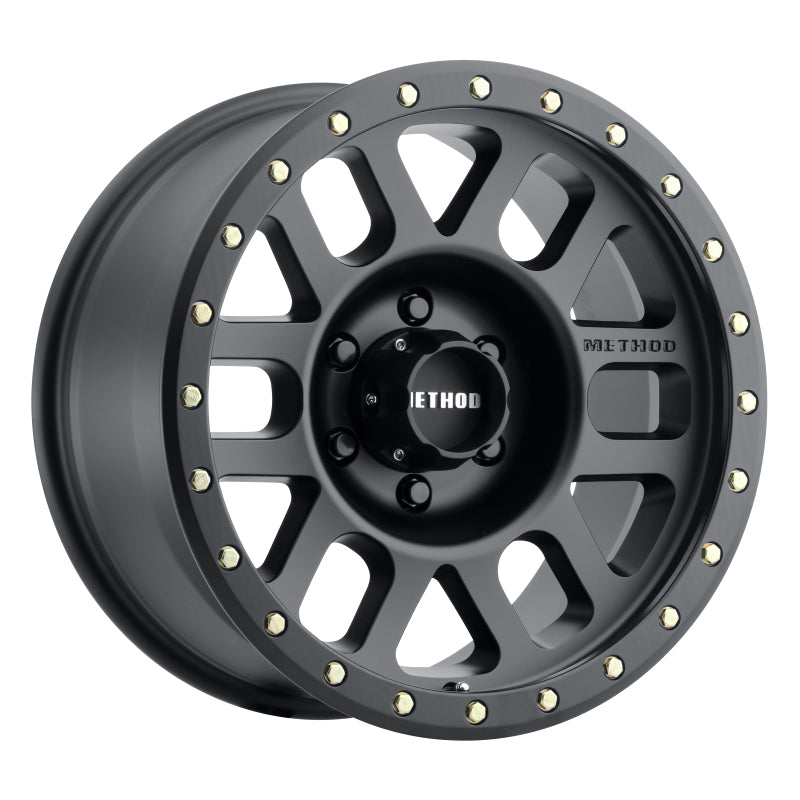 Load image into Gallery viewer, Method | MR309 Grid 18x9 0mm Offset 6x5.5 108mm CB Matte Black Wheel