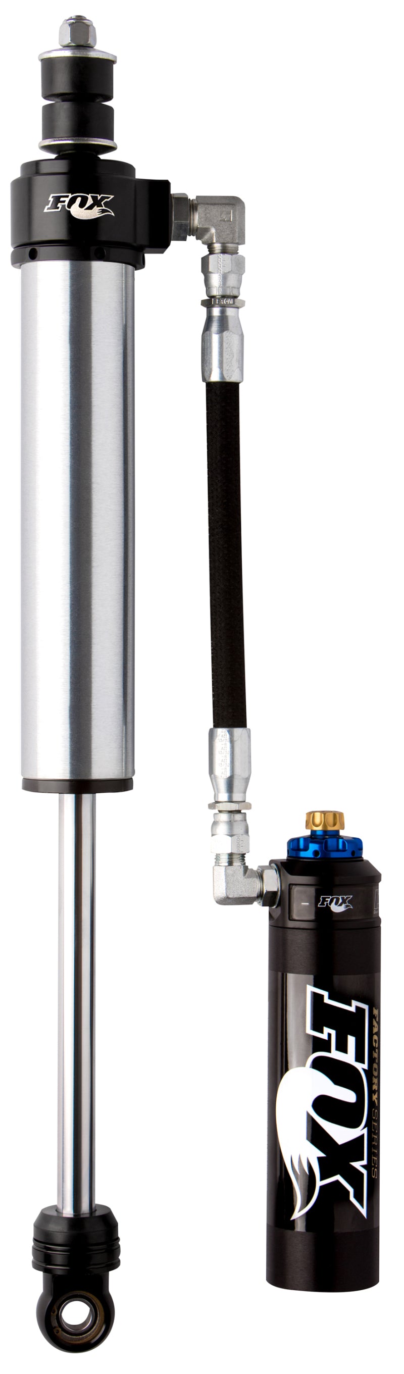 Load image into Gallery viewer, Fox | 2005+ Toyota Tacoma 2.5 Factory Series Remote Reservoir Rear Shock Set With DSC Adjuster | 0-1.5 Inch Lift