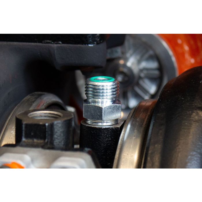 Load image into Gallery viewer, Fleece | 1994-2018 Dodge Ram Cummins Factory Oil Feed Line Fitting Replacement (Holset Turbo)
