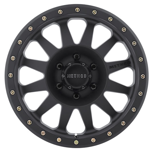 Method | MR304 Double Standard 16x8 0mm Offset 6x5.5 108mm CB Matte Black Wheel