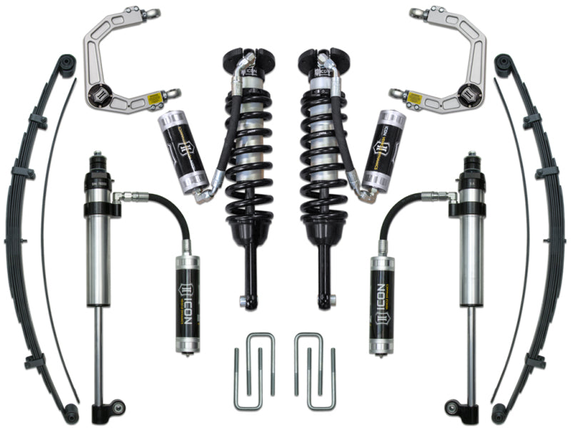 Load image into Gallery viewer, ICON 05-15 Toyota Tacoma 0-3.5in/16-17 Toyota Tacoma 0-2.75in Stage 8 Suspension System w/Billet Uca