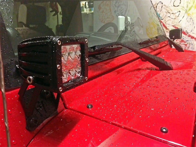 Load image into Gallery viewer, Rigid Industries | 2007-2018 Jeep Wrangler JK - A-Pillar Mount Kit - Mounts set of Dually/D2