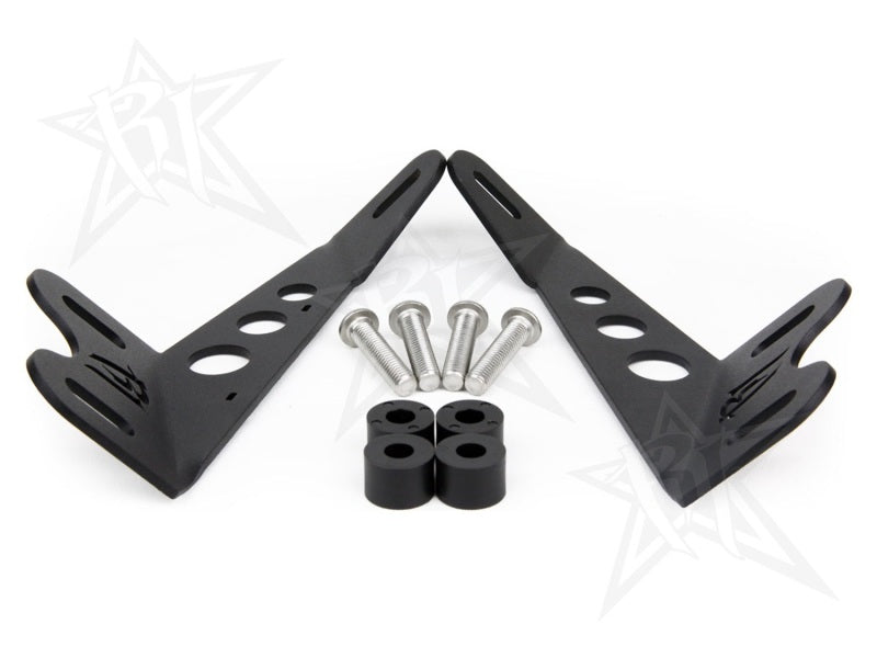 Load image into Gallery viewer, Rigid Industries | 2007-2018 Jeep Wrangler JK - 20in E/SR-Series Bar Hood Mount Kit