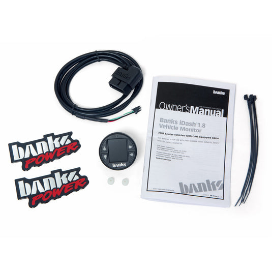 Banks Power | 2008+ OBDll Can Bus Vehicles iDash 1.8 SuperGauge - Universal