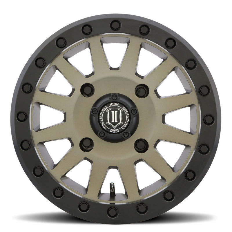 Load image into Gallery viewer, ICON Compression 15x7 4x156 12mm Offset 4+3 BS 132mm Bore Bronze Wheel