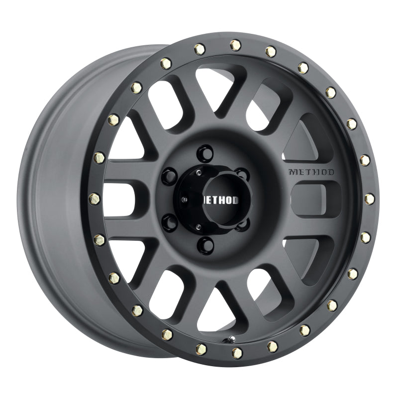 Load image into Gallery viewer, Method | MR309 Grid 17x8.5 0mm Offset 6x5.5 108mm CB Titanium/Black Street Loc Wheel