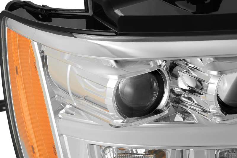 Load image into Gallery viewer, AlphaRex 07-14 Chevy Tahoe PRO-Series Projector Headlights Plank Style Chrome w/Activation Light