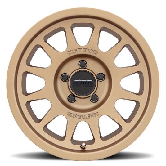 Method | MR703 17x8.5 +25mm Offset 5x5 71.5mm CB Method | Bronze Wheel
