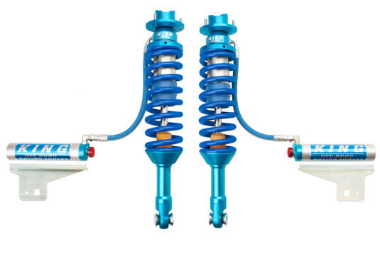 King Shocks | 2010-2014 Ford F150 Raptor 4WD Front 3.0 Remote Reservoir Coilover With Adjuster - Pair