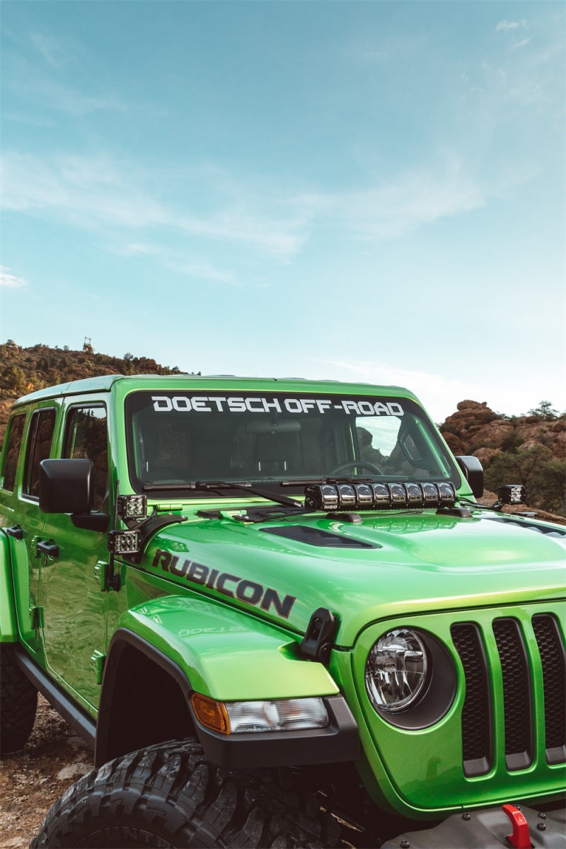 Load image into Gallery viewer, Rigid Industries | 2018 Jeep Wrangler JL - Hood Mount Kit - Mounts 20in Adapt Series