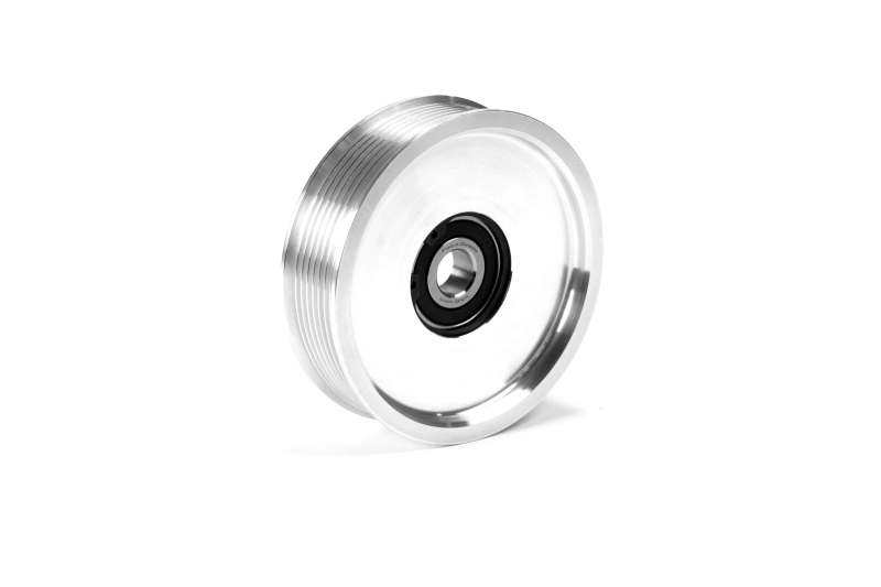 Load image into Gallery viewer, Fleece | 2003-2018 Dodge Ram 2500 / 3500 Cummins Upper Fan Pulley Idler (Bare Aluminum Finish)