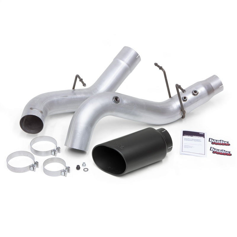 Load image into Gallery viewer, Banks Power | 2017-2019 Chevrolet Duramax L5P 2500 / 3500 Monster Exhaust System With Black Tip