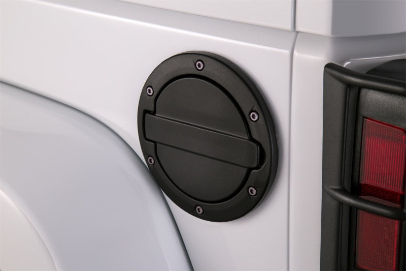 Load image into Gallery viewer, AMP Research | 2007-2018 Jeep Wrangler JK Fuel Door - Black