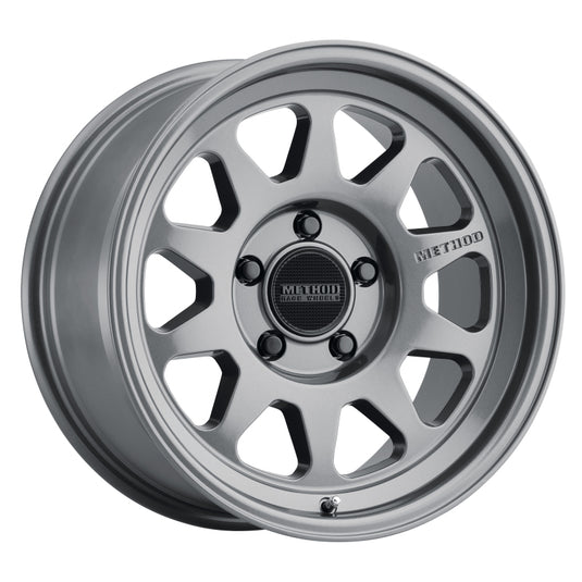 Method | MR316 17x8.5 0mm Offset 5x5 71.5mm CB Gloss Titanium Wheel *DISCONTINUED*
