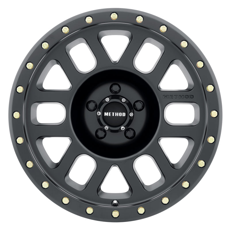 Load image into Gallery viewer, Method | MR309 Grid 17x8.5 0mm Offset 5x150 116.5mm CB Matte Black Wheel