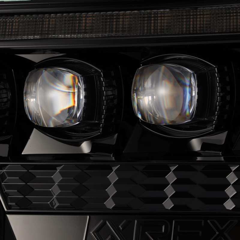 Load image into Gallery viewer, AlphaRex 12-15 Toyota NOVA LED Proj Headlights Plank Style Alpha Blk w/Activ Light/Seq Signal/DRL