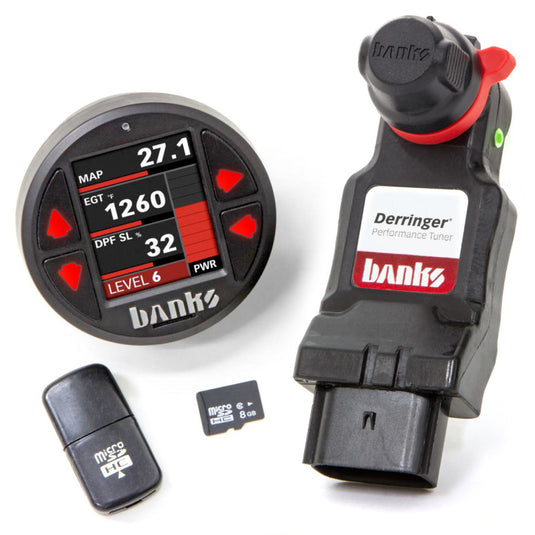Banks Power | 2020-2023 GM 2500 / 3500 6.6L L5P Duramax Derringer Tuner (Gen 2) With 1.8in iDash DataMonster