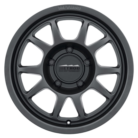 Method | MR702 17x8.5 0mm Offset 5x5 71.5mm CB Matte Black Wheel