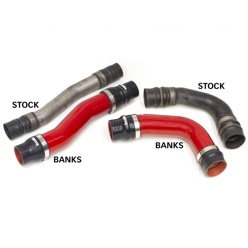 Load image into Gallery viewer, Banks Power | 2010-2012 Dodge Ram 6.7L Diesel OEM Replacement Cold Boost Tubes - Red