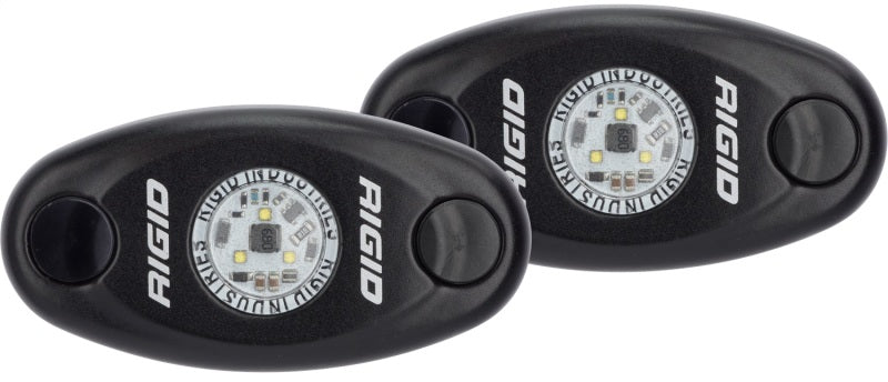Load image into Gallery viewer, Rigid Industries | A-Series Light - Black - Low Strength - Amber - Set of 2