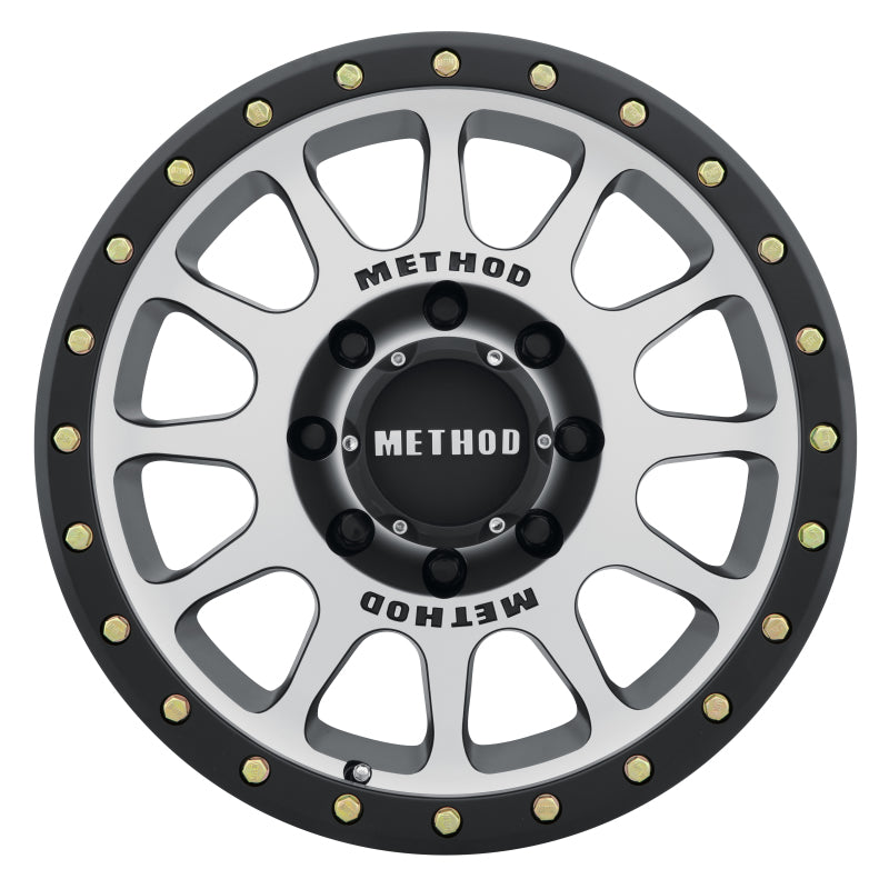 Load image into Gallery viewer, Method | MR305 NV 17x8.5 0mm Offset 8x6.5 130.81mm CB Machined/Black Street Loc Wheel