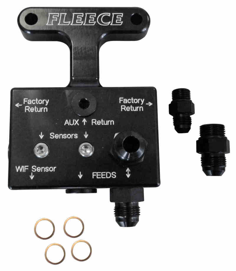 Load image into Gallery viewer, Fleece | 2003-2007 Dodge Ram 5.9L Cummins 3rd Gen Fuel Distribution Block