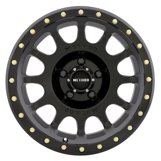 Method | MR305 NV 20x10 -18mm Offset 5x5.5 108mm CB Matte Black Wheel