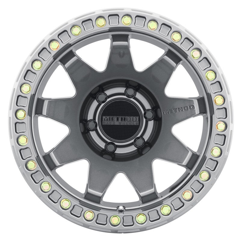 Load image into Gallery viewer, Method | MR108 17x9 -44mm Offset 6x5.5 106.25mm CB Gloss Titanium w/BH-H24125-38 Wheel