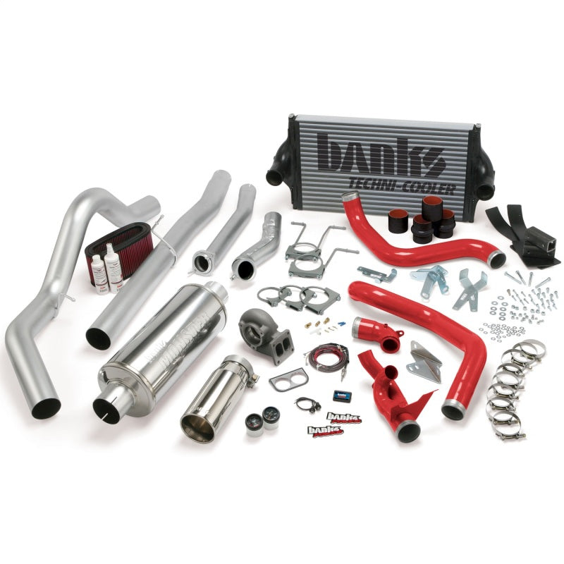 Load image into Gallery viewer, Banks Power | 1994-1997 Ford 7.3L Power Stroke CCLB Manual Transmission PowerPack System - SS Single Exhaust With Chrome Tip