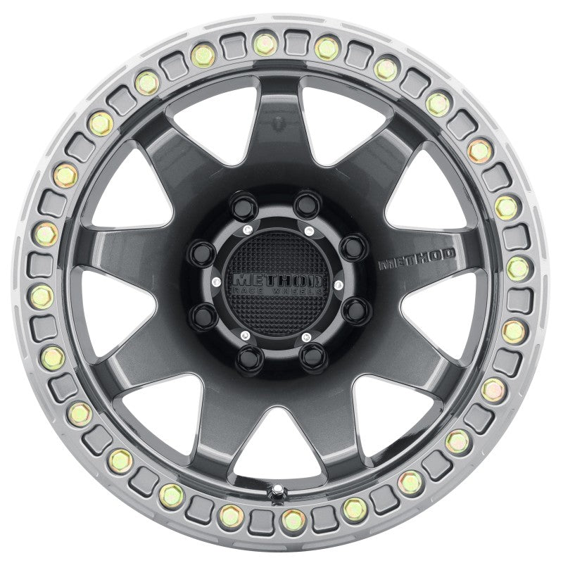 Load image into Gallery viewer, Method | MR108 17x9 -44mm Offset 8x6.5 130.81mm CB Gloss Titanium w/BH-H24125-38 Wheel