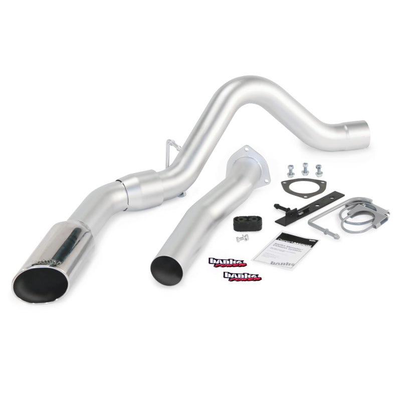 Load image into Gallery viewer, Banks Power | 2007.5-2010 GM 6.6L Duramax ECSB-CCLB Monster Exhaust System - 4 Inch SS Single Exhaust With Chrome Tip