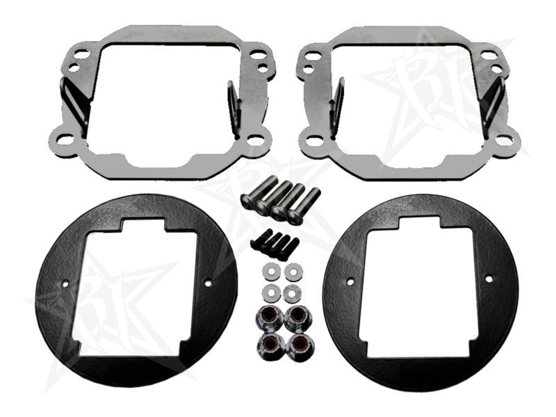 Load image into Gallery viewer, Rigid Industries | 2007-2018 Jeep Wrangler JK - Fog Light Kit - Mounts set of Dually/d2