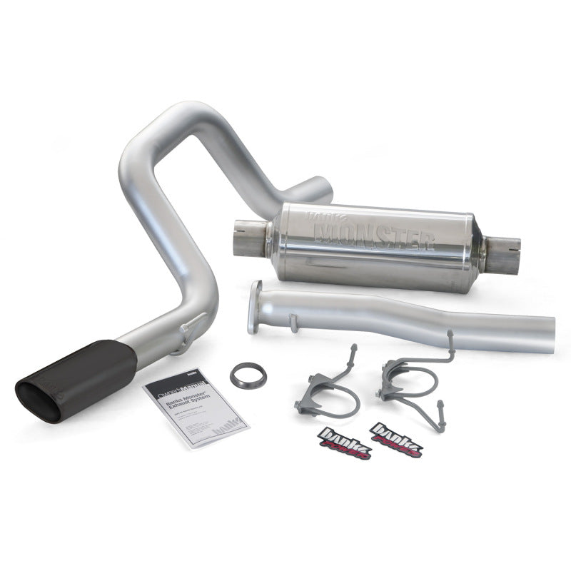 Load image into Gallery viewer, Banks Power | 2007-2014 Toyota FJ Cruiser 4.0L Monster Exhaust System - 3 Inch SS Single Exhaust With Black Tip