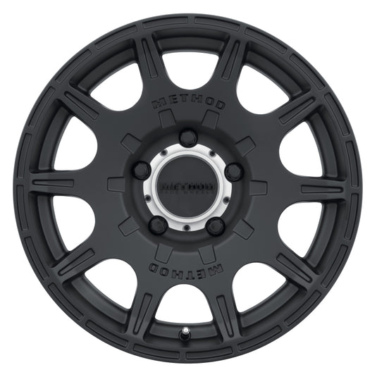 Method | MR308 Roost 17x8.5 0mm Offset 5x5 71.5mm CB Matte Black Wheel