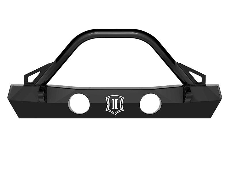 Load image into Gallery viewer, ICON 2018+ Jeep Wrangler JL / 2020+ Jeep Wrangler JT Pro Series Front Bumper w/Bar/Tabs