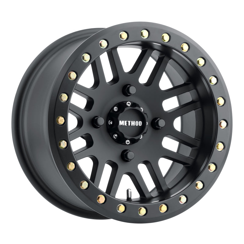 Load image into Gallery viewer, Method | MR406 UTV Beadlock 15x8 4+4/0mm Offset 4x136 106mm CB Matte Black w/BH-H24100 Wheel