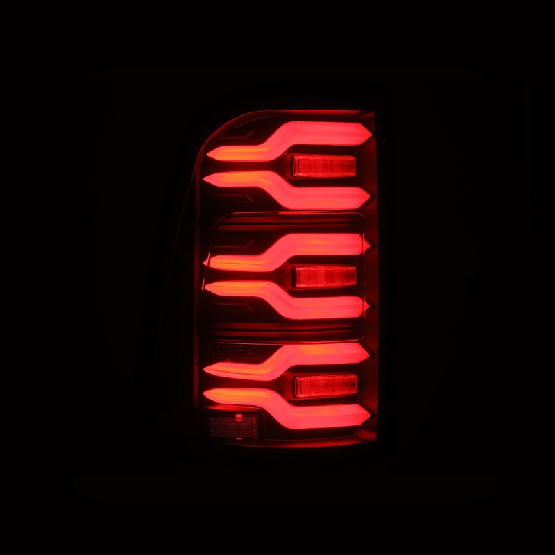 Load image into Gallery viewer, AlphaRex 19-21 Dodge Ram 1500 Luxx-Series LED Tail Lights Black w/Activ Light/Seq Signal