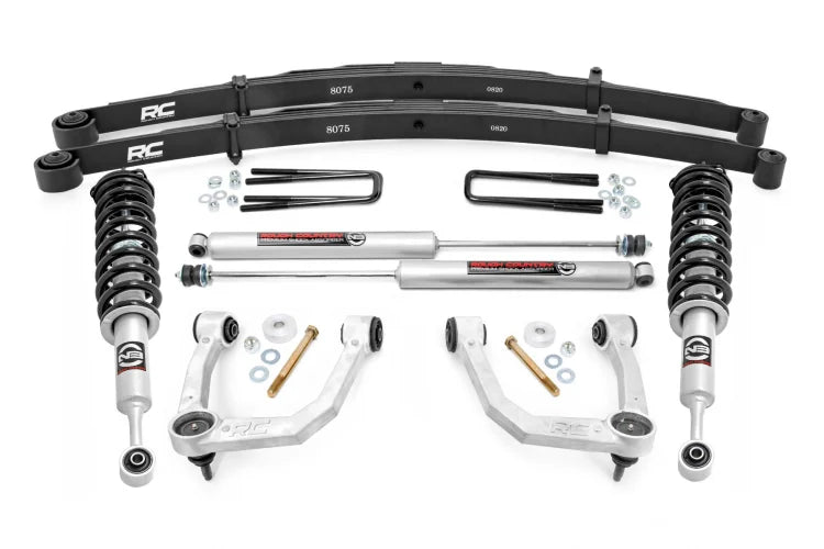 Load image into Gallery viewer, Rough Country | 2005-2023 Toyota Tacoma 2WD / 4WD 3.5 Inch Lift Kit - M1 Struts With M1 Shocks & Rear Leaf Springs