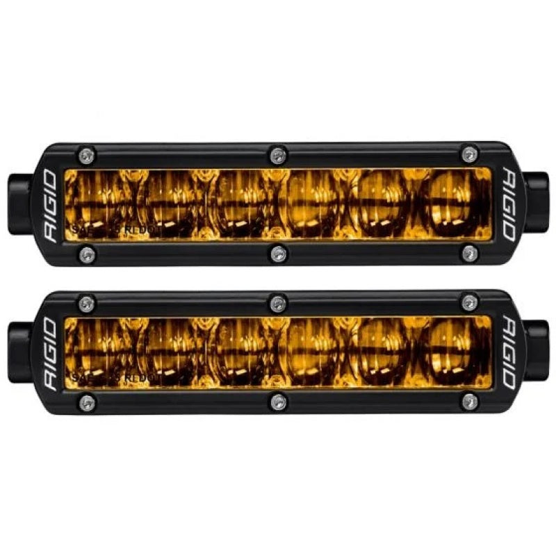 Load image into Gallery viewer, Rigid Industries | 6 Inch SR-Series Pro Dot / SAE Fog Lights (Pair) - Selective Yellow
